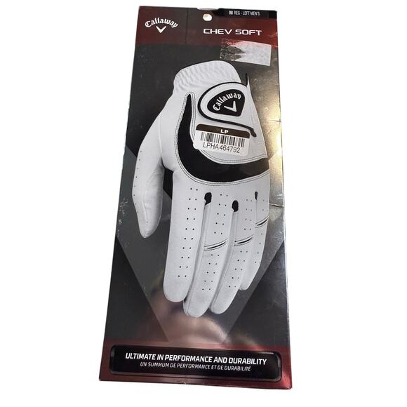 Callaway Chev Soft Golf Glove, Left Handed, Hook & Loop Closure, Medium, NWT - Picture 4 of 5